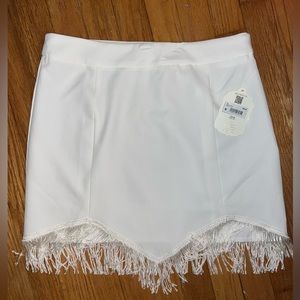 Altard State fringe mini skirt